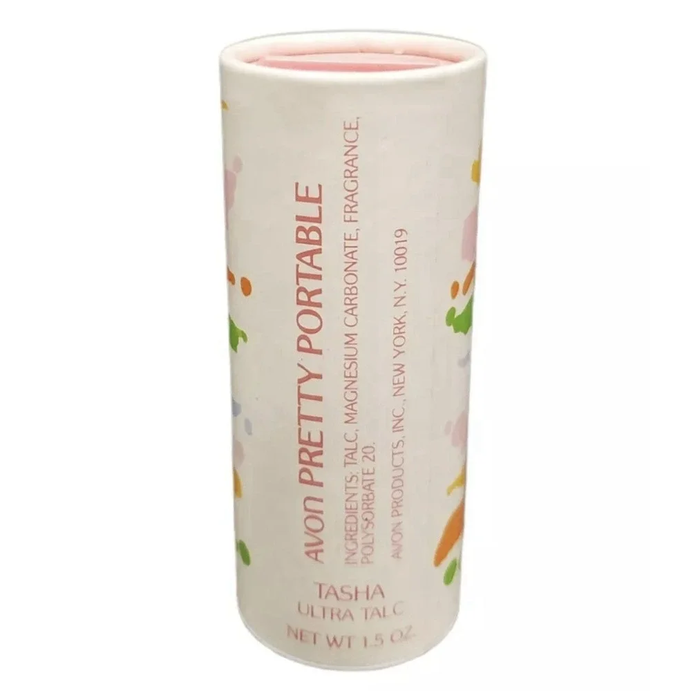 Avon Pretty Portable Talc Net Weight 1.5 Oz VINTAGE Read Description‎